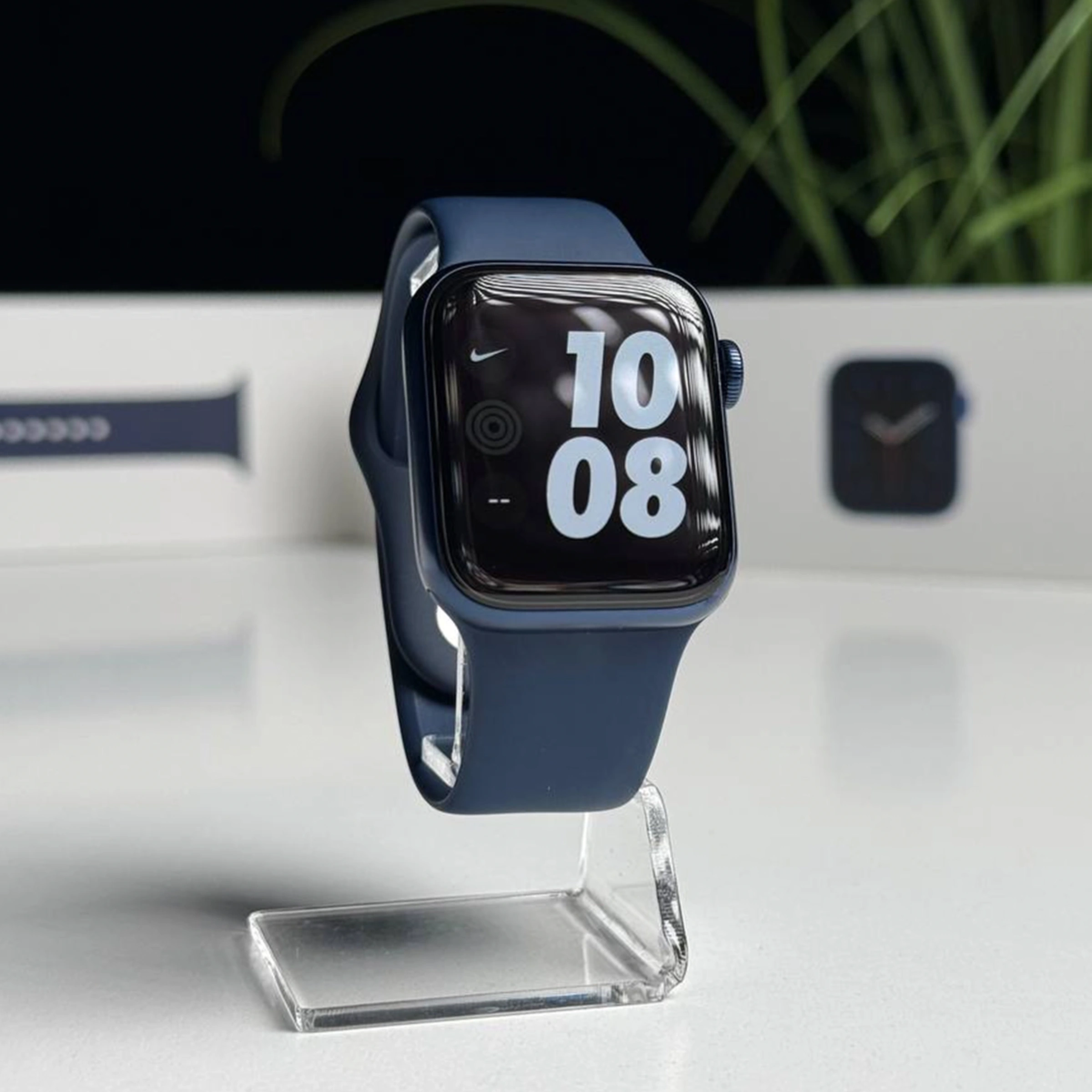 ВЖИВАНИЙ Б/У Apple Watch Series 6 GPS 40mm Blue Aluminium Case with Deep Navy Sport Band (MG143) - Состояние: хороший | Аккумулятор: 100% | Комплектация: полный | Гарантия: 3 мес.