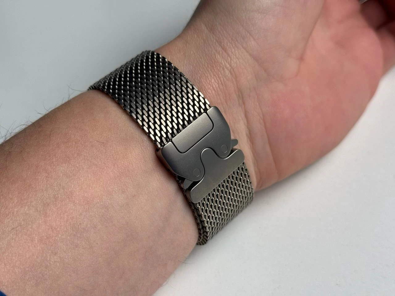 ВЖИВАНИЙ Б/У Apple Watch Ultra 3 GPS + Cellular 49mm Natural Titanium Case with Natural Titanium Milanese Loop - Medium (MEWY4) - Состояние: хороший | Аккумулятор: 100% | Комплектация: полный | Гарантия: 9 мес.