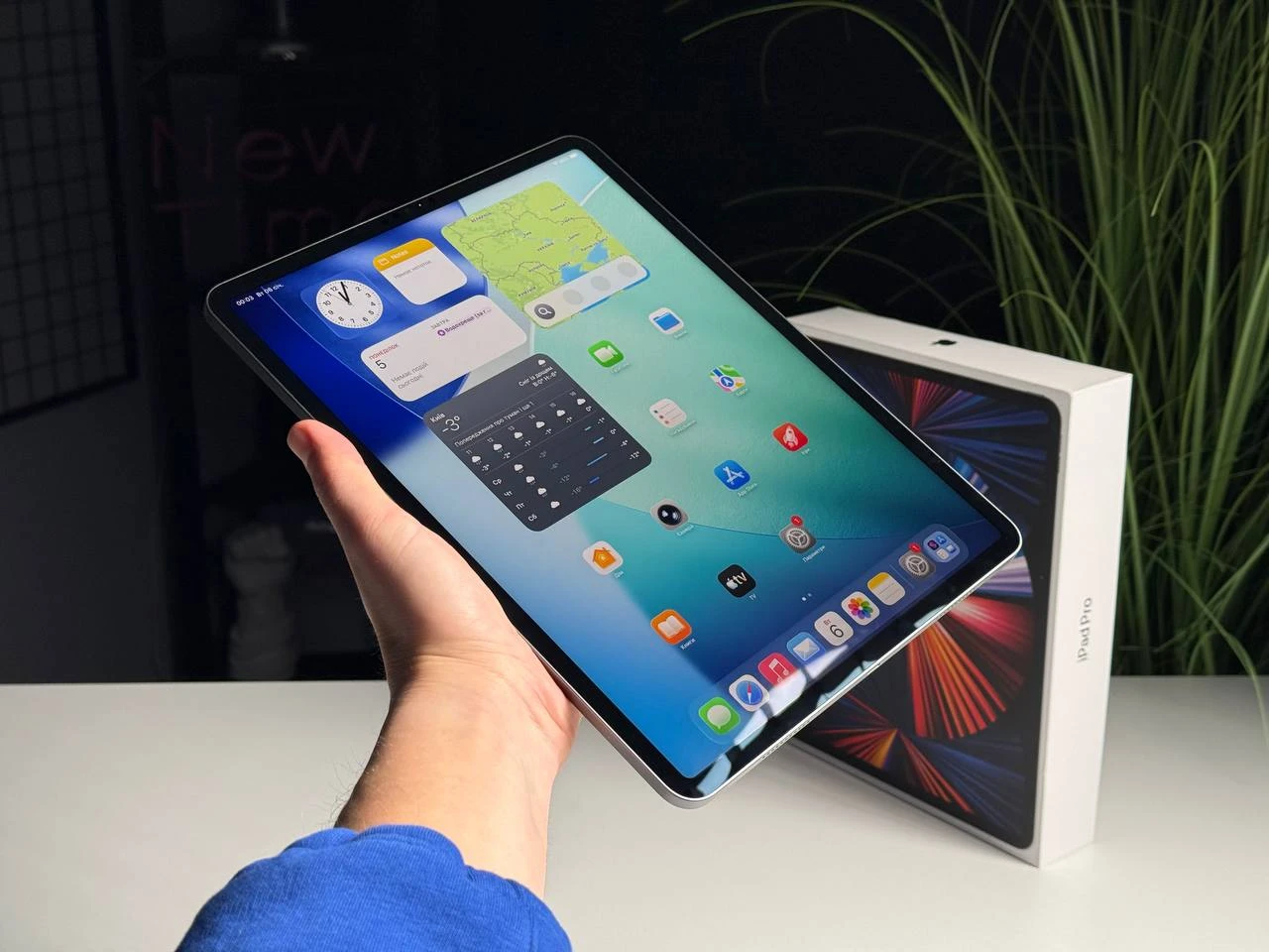 ВЖИВАНИЙ Б/У iPad Pro 12.9" 2021 Wi-Fi 128GB Space Gray (MHNF3) - Состояние: хороший | Аккумулятор: 80% | Комплектация: полный | Гарантія: 3 мес.