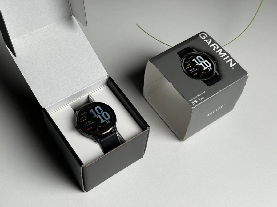 OPEN BOX Смарт-годинник Garmin Venu 4 45 mm Slate with Black Silicone Band (010-03014-00) - Стан: ідеальний | Акумулятор: 100% | Комплектація: повний | Гарантія: 3 міс.