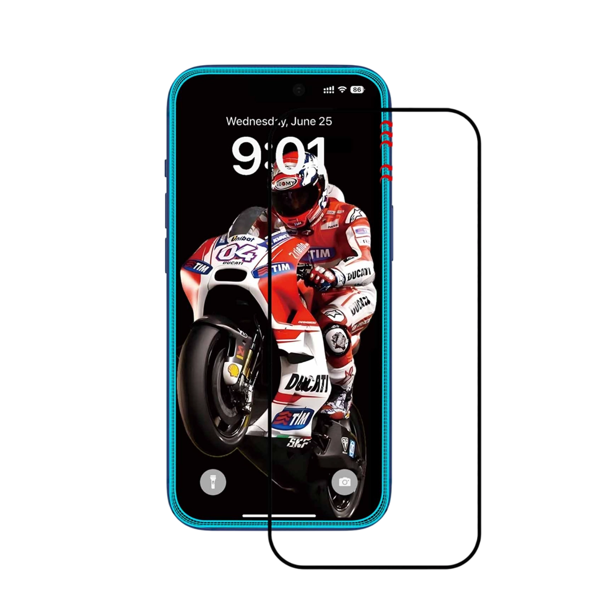 Защитное стекло Anank 3D Anti-Crack 5X Reinforced Glass for iPhone 17 Pro - защита от трещин (6975593907187)