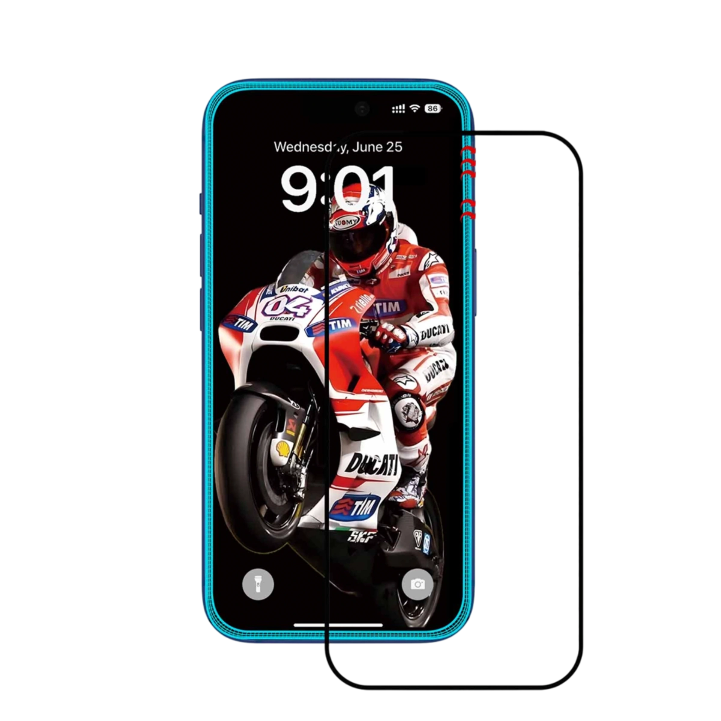 Защитное стекло Anank 3D Anti-Crack 5X Reinforced Glass for iPhone 17 Pro Max - защита от трещин (6975593907293)