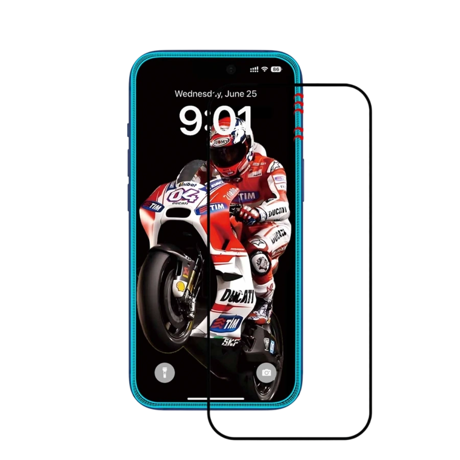 Защитное стекло Anank 3D Anti-Crack 5X Reinforced Glass for iPhone 17 Pro Max - защита от трещин (6975593907293)