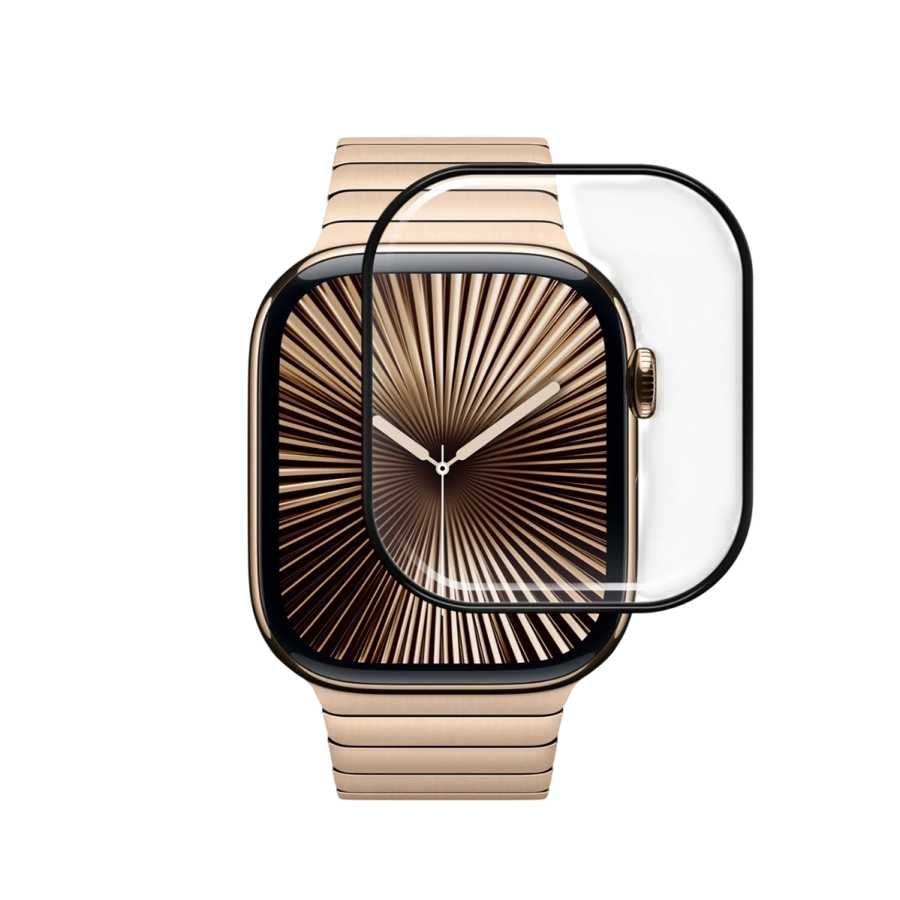 Защитное стекло Anank 3D Guard Clear Glass для Apple Watch 42mm - полное покрытие, прозрачное (6975593907804)