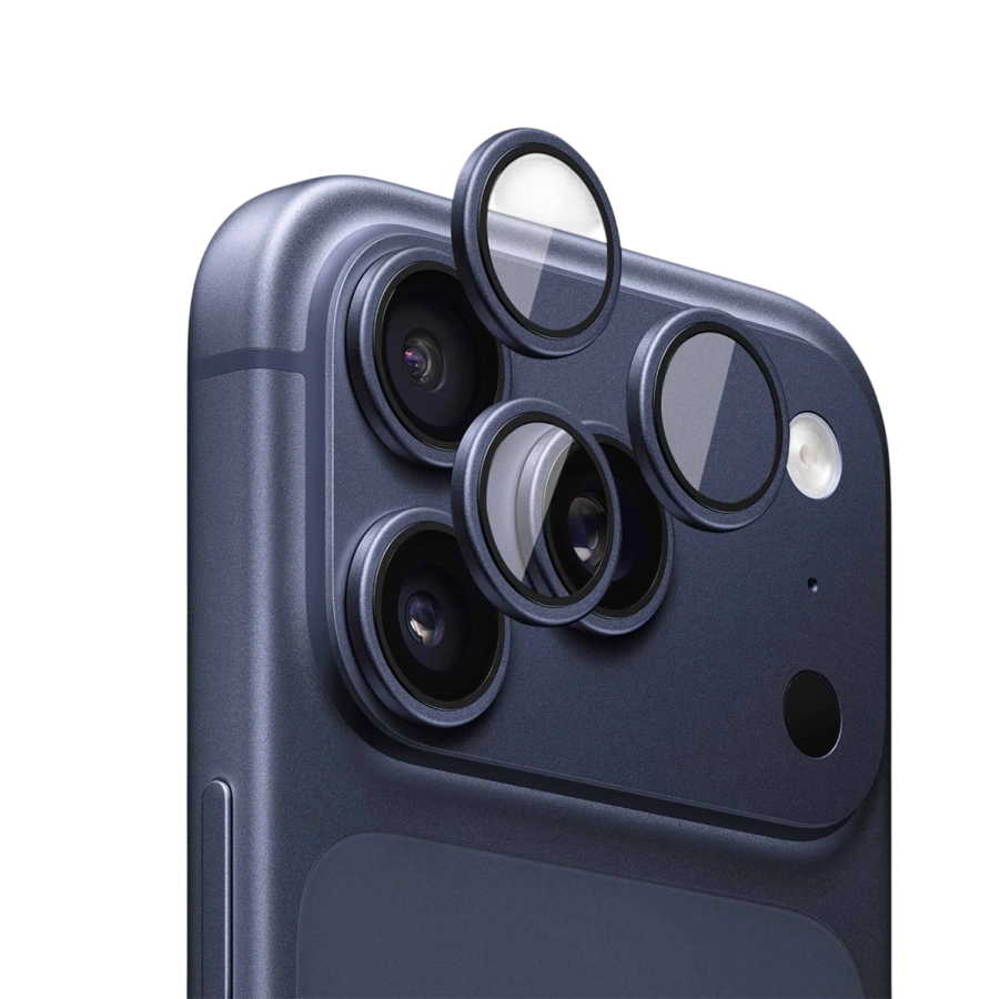 Защитное стекло для линз камеры Anank AR Lens Guard 10X Reinforced Glass for iPhone 17 Pro/17 Pro Max [усиленное, уменьшающее блики] - Deep Blue (6975593907552)