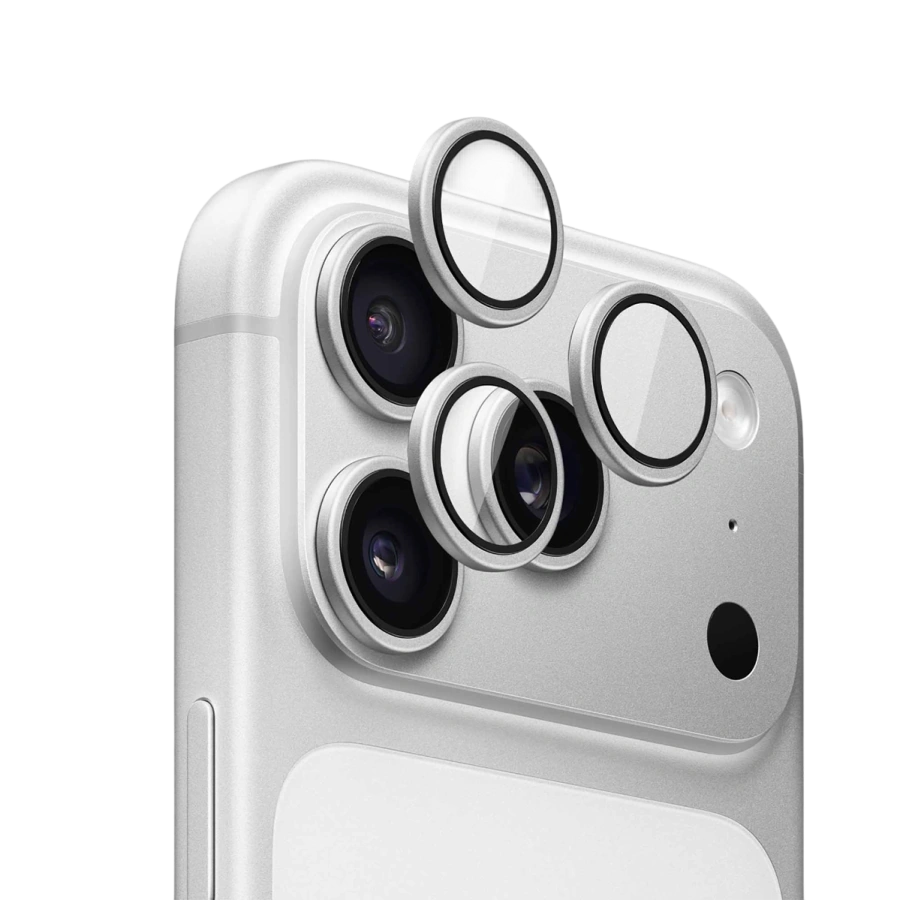 Защитное стекло для линз камеры Anank AR Lens Guard 10X Reinforced Glass for iPhone 17 Pro/17 Pro Max [усиленное, уменьшающее блики] - Silver (6975593907538)