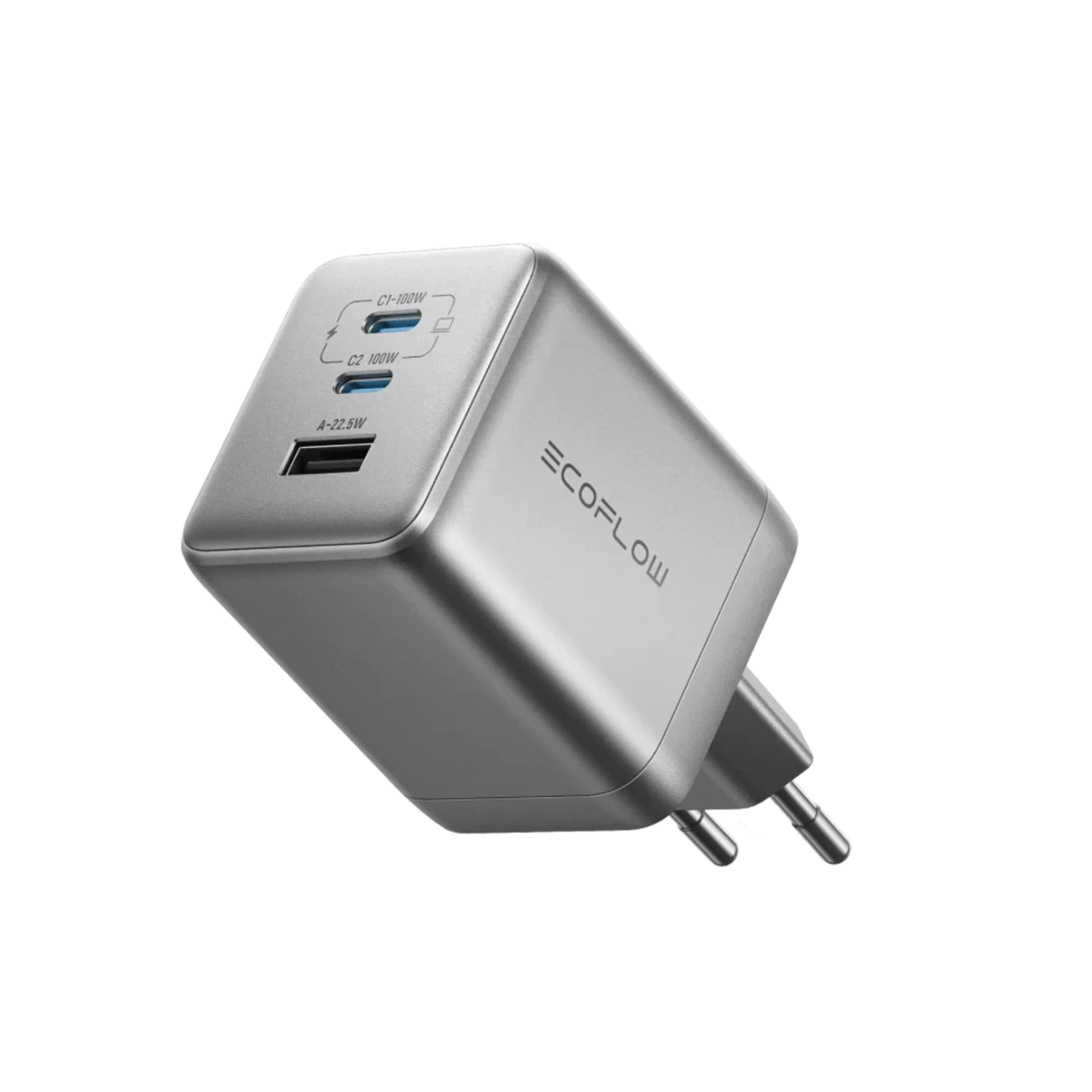 Зарядний пристрій EcoFlow RAPID Pro Charger [100W, 3 Ports, GaN] (EFA-100W-GAN-CHARGER-EU)