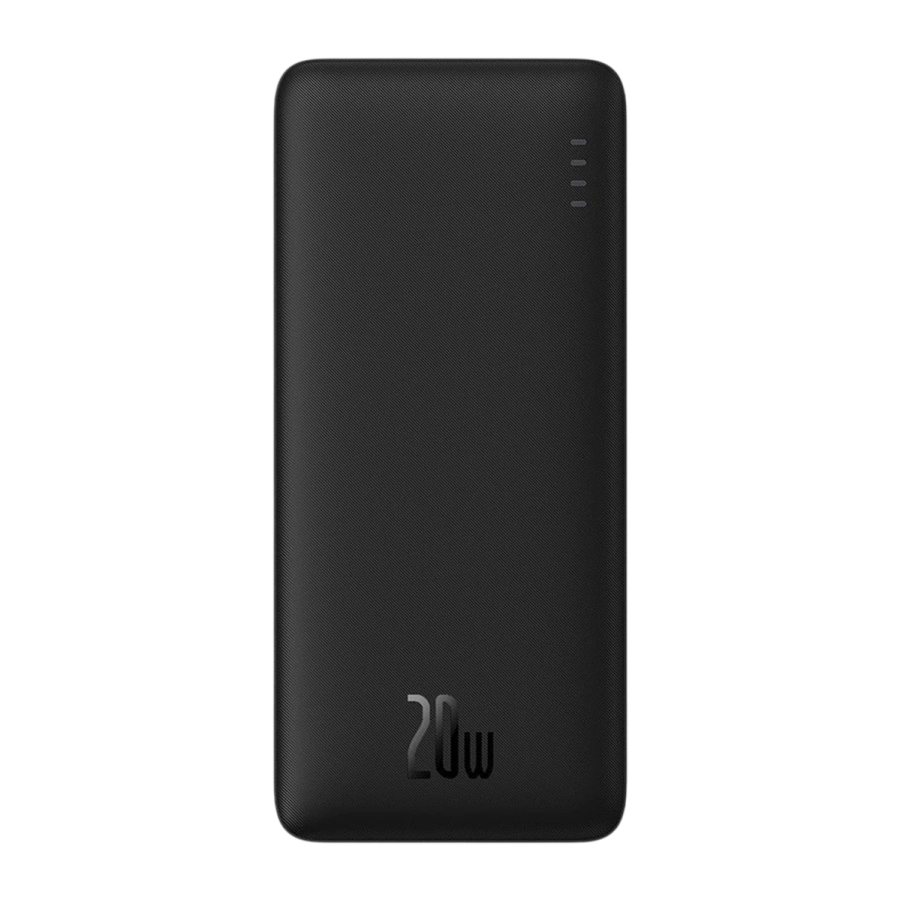 Зовнішній акумулятор [павербанк] Baseus Airpow Fast Charge 30000mAh 20W - Black (PPQD090101)