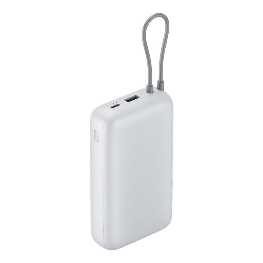 Зовнішній акумулятор [павербанк] Xiaomi Power Bank Integrated Cable 20000mAh 22.5W - Light Grey (BHR9738GL)