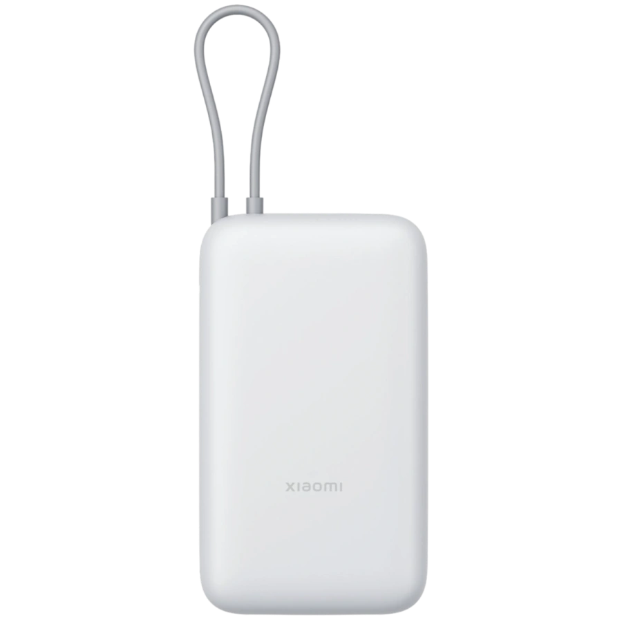Зовнішній акумулятор [павербанк] Xiaomi Power Bank Integrated Cable 20000mAh 22.5W - Light Grey (BHR9738GL)