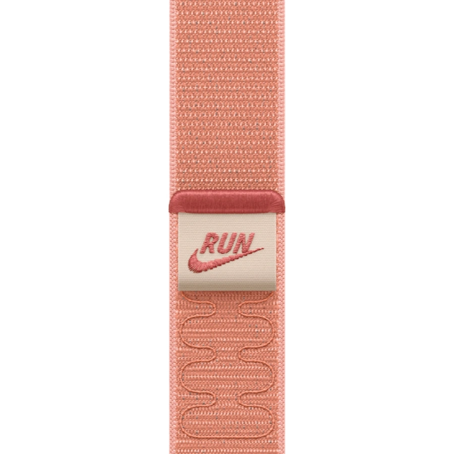Apple Watch Series 11 GPS 42mm Rose Gold Aluminium Case with Alpenglow Pink Nike Sport Loop (MEW24+MGCR4)