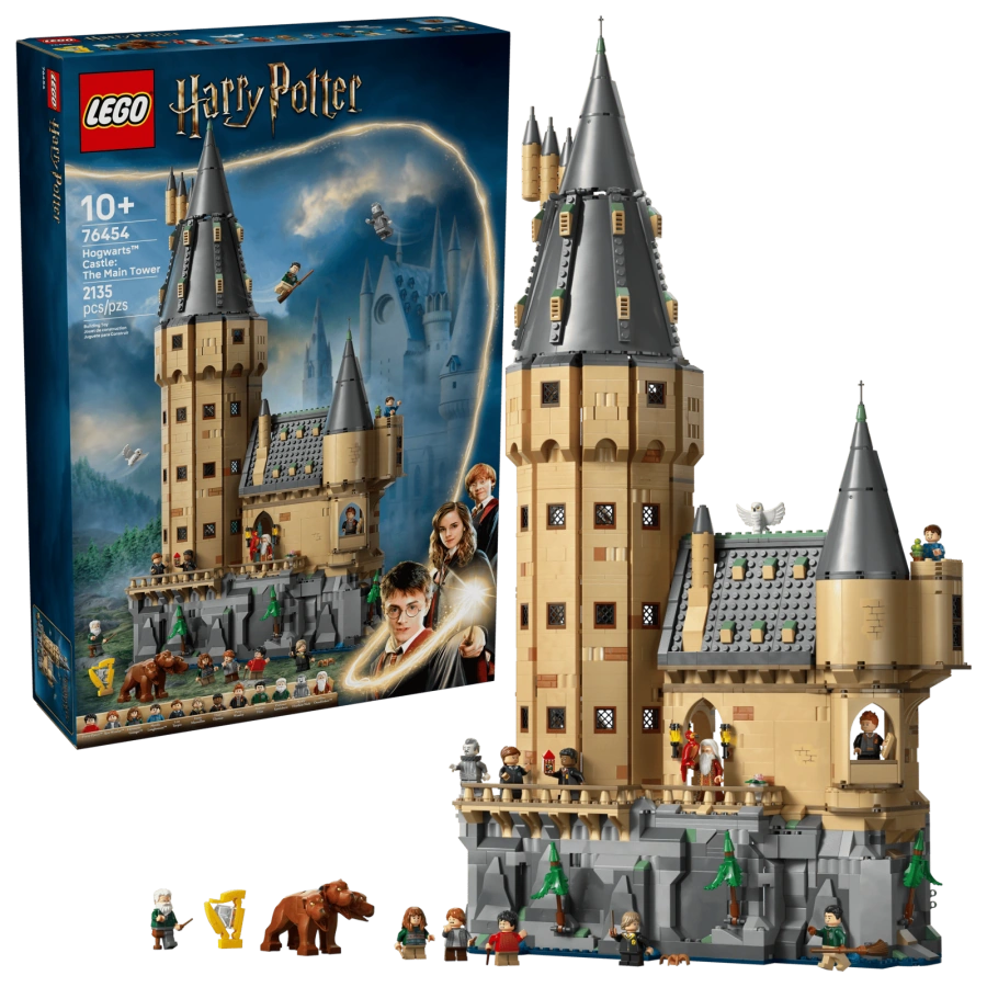 Блоковый конструктор LEGO Harry Potter Замок Хогвартс: главная башня (76454)