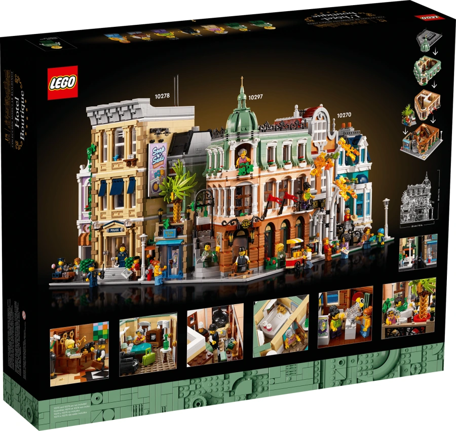 Блоковий конструктор LEGO Icons Бутік-готель (10297)