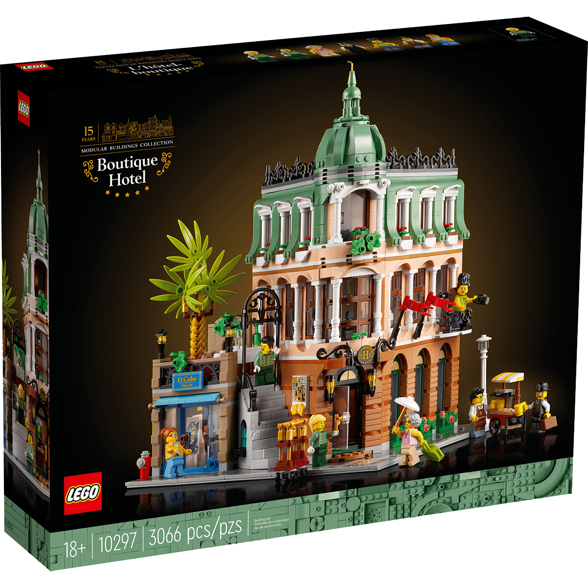 Блоковый конструктор LEGO Icons Бутик-отель (10297)