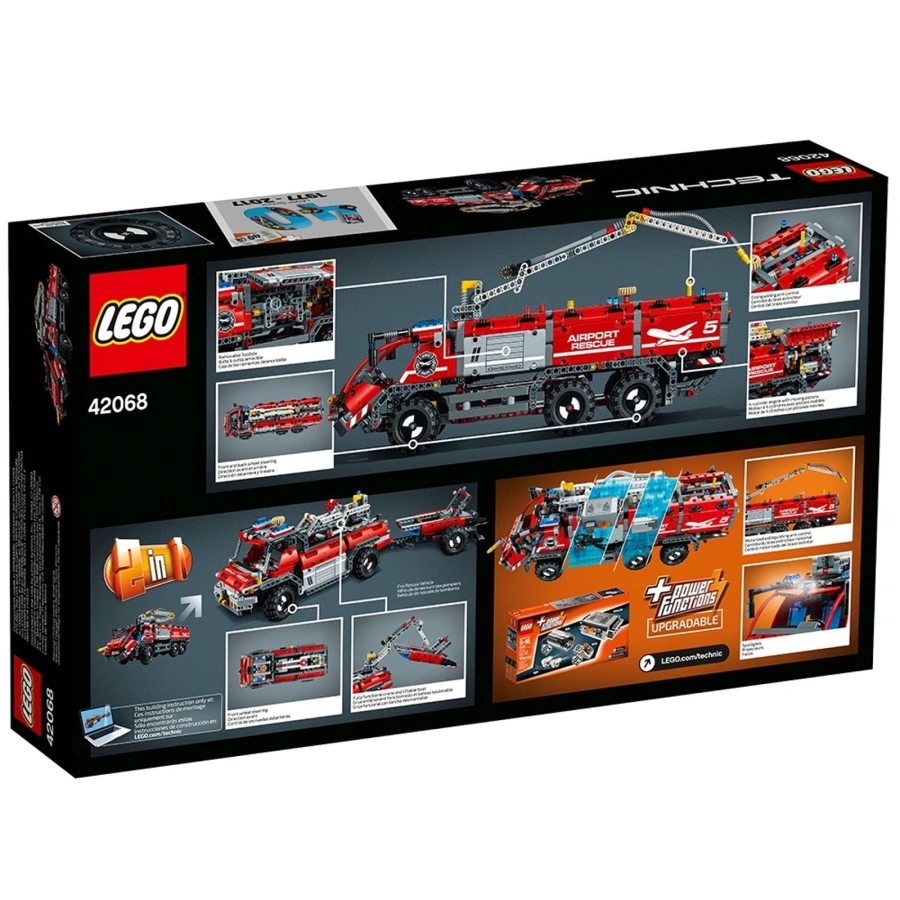 Блоковий конструктор LEGO Technic Автомобіль рятувальної служби аеропорту (42068)