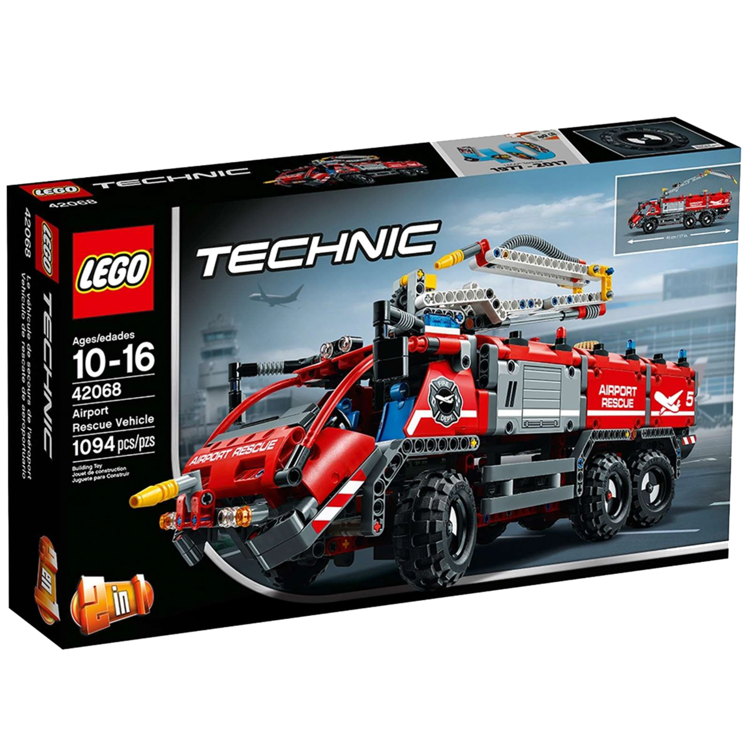 Блоковий конструктор LEGO Technic Автомобіль рятувальної служби аеропорту (42068)