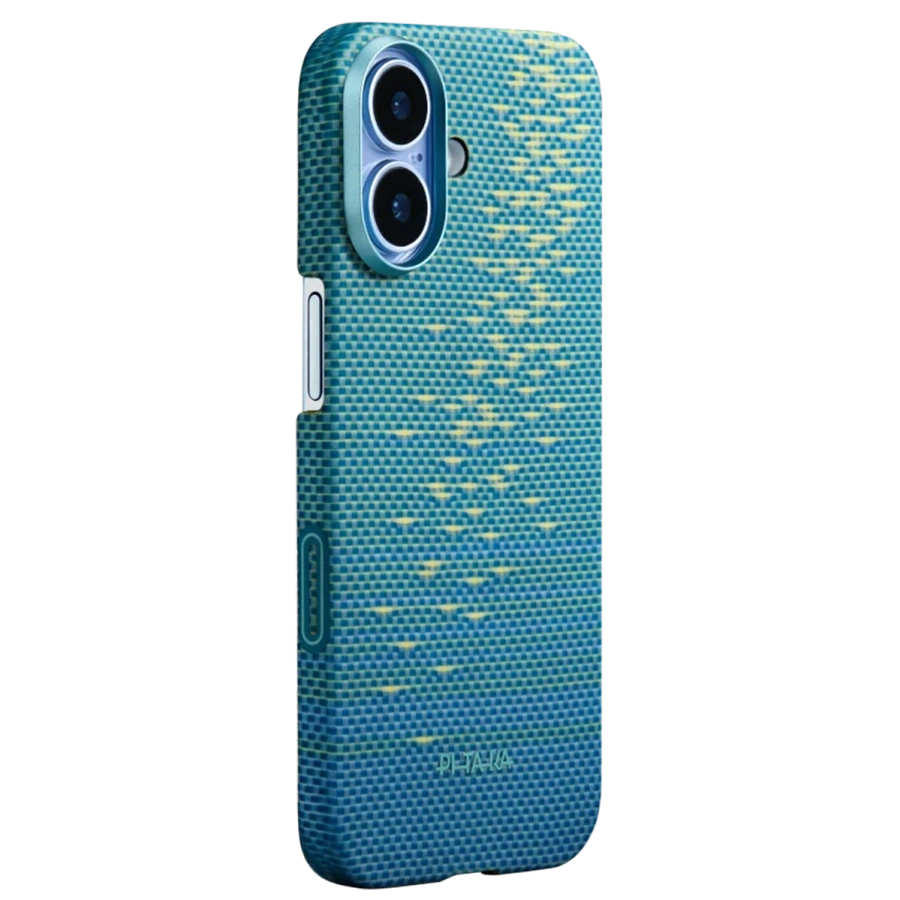 Чехол Pitaka Edge Ultra-Slim Case with PitaTap for iPhone 17 - Lucid Blue (KI1702AG)