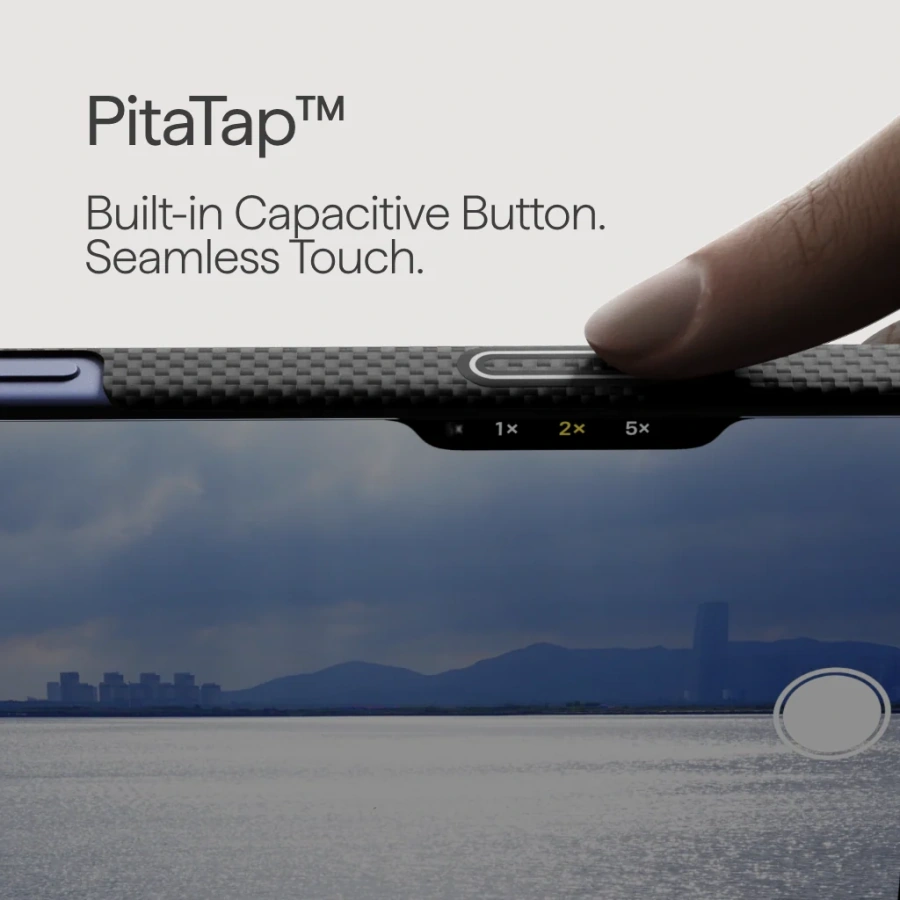 Чохол Pitaka Edge Ultra-Slim Case with PitaTap for iPhone 17 Pro - NoProblemo [Lumintex Edition] (KI1701NO)