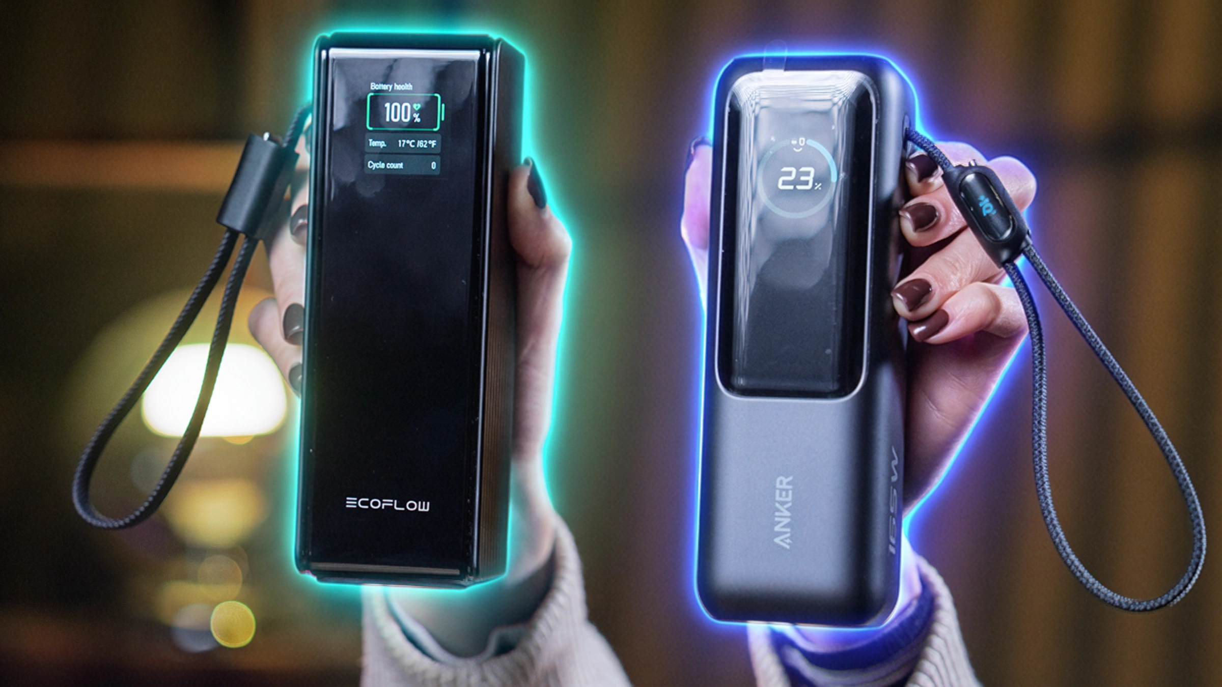 EcoFlow RAPID 170W vs Anker 25K 165W – какой павербанк лучше во время блекаута