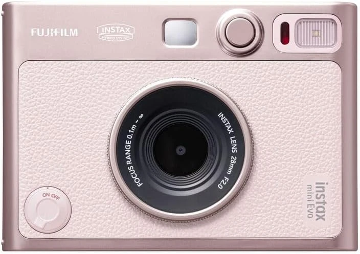 Фотокамера миттєвого друку Fujifilm Instax Mini EVO - Gentle Rose (16962315)