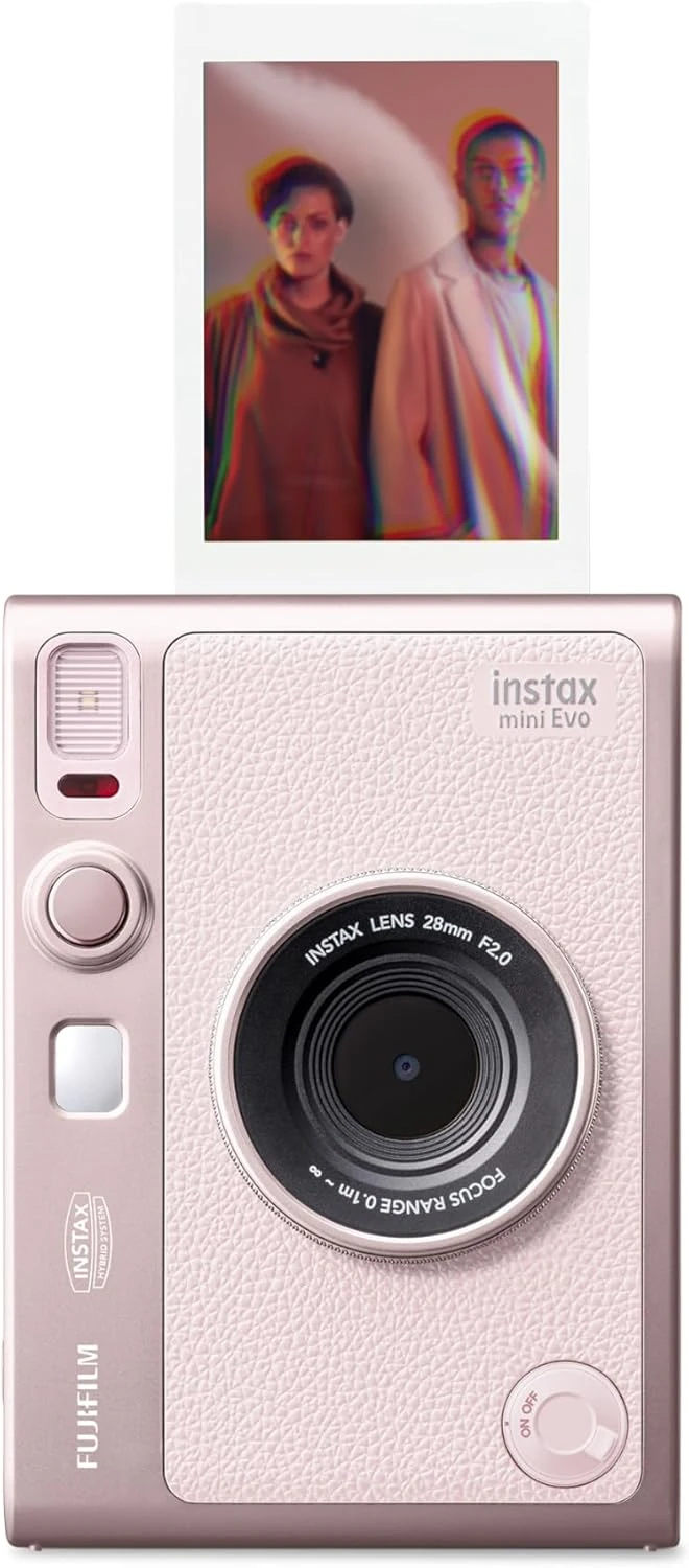 Фотокамера миттєвого друку Fujifilm Instax Mini EVO - Gentle Rose (16962315)