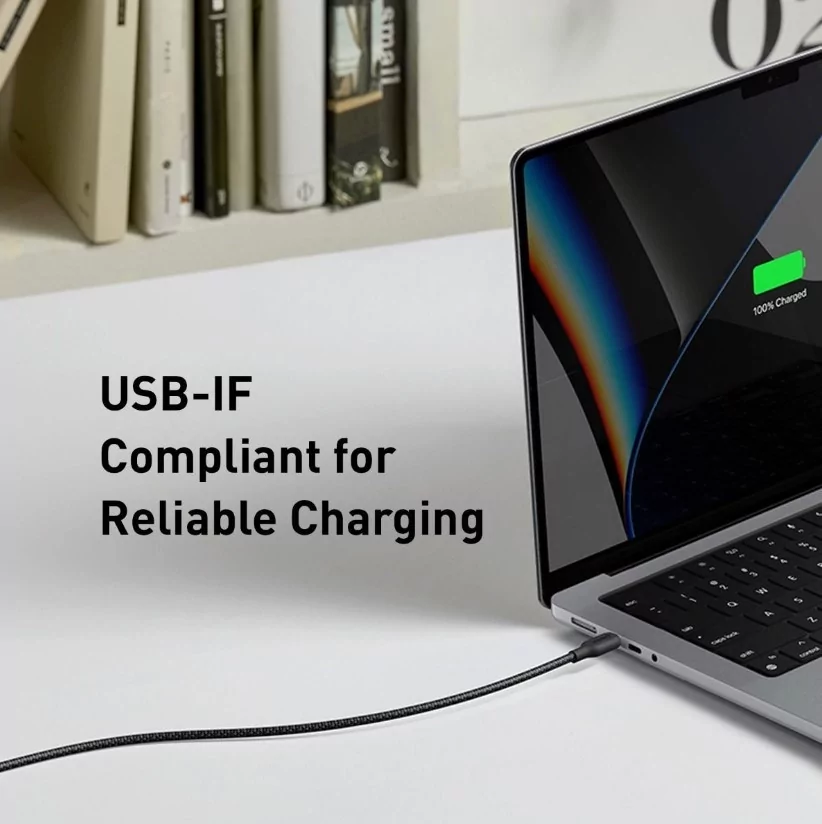 Кабель Anker 544 Type-C to USB Type-C Cable 0.9m 140W - Black (A80F5H11)