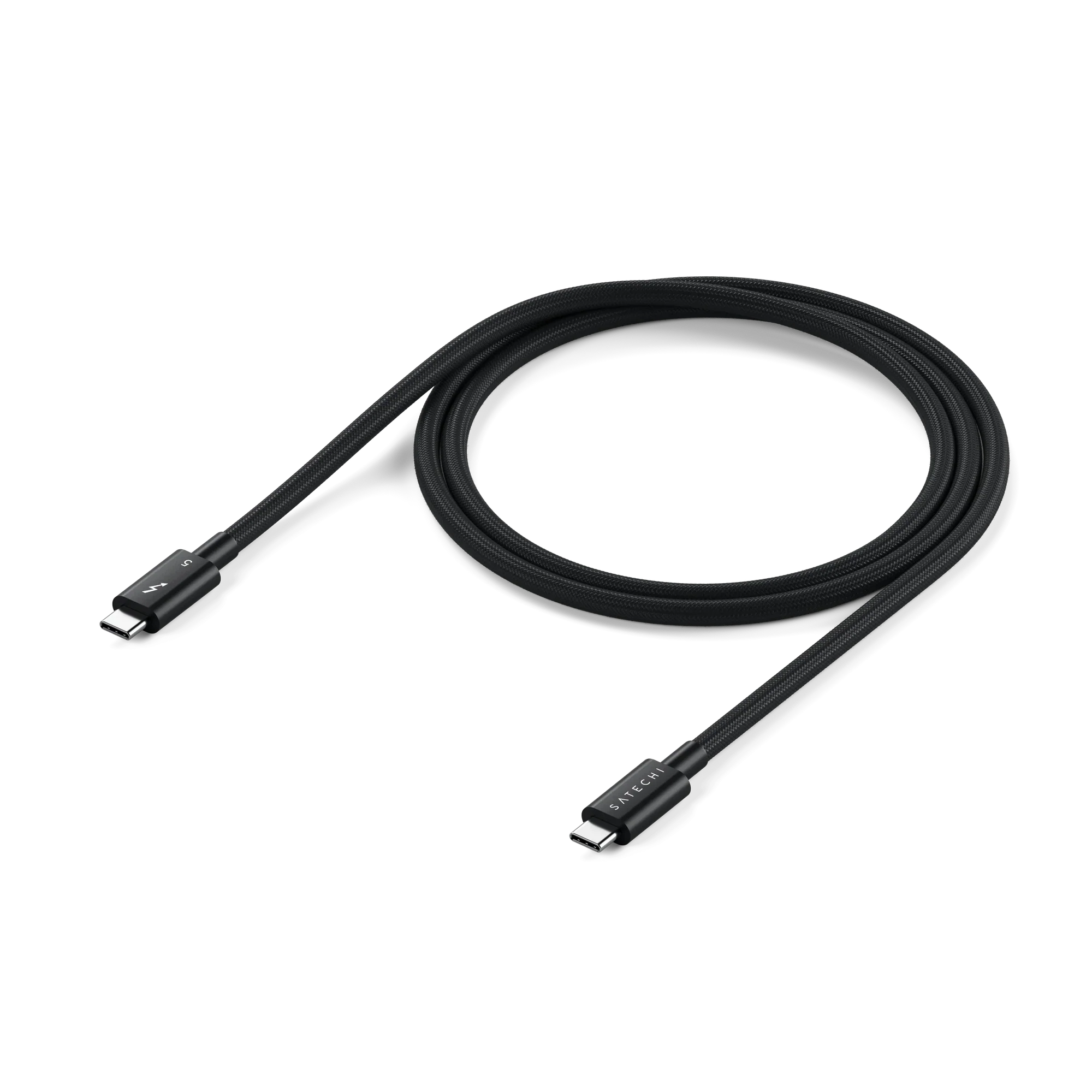 Кабель Satechi Thunderbolt 5 Pro 240W Cable 1m - Black (ST-YTB5100K)