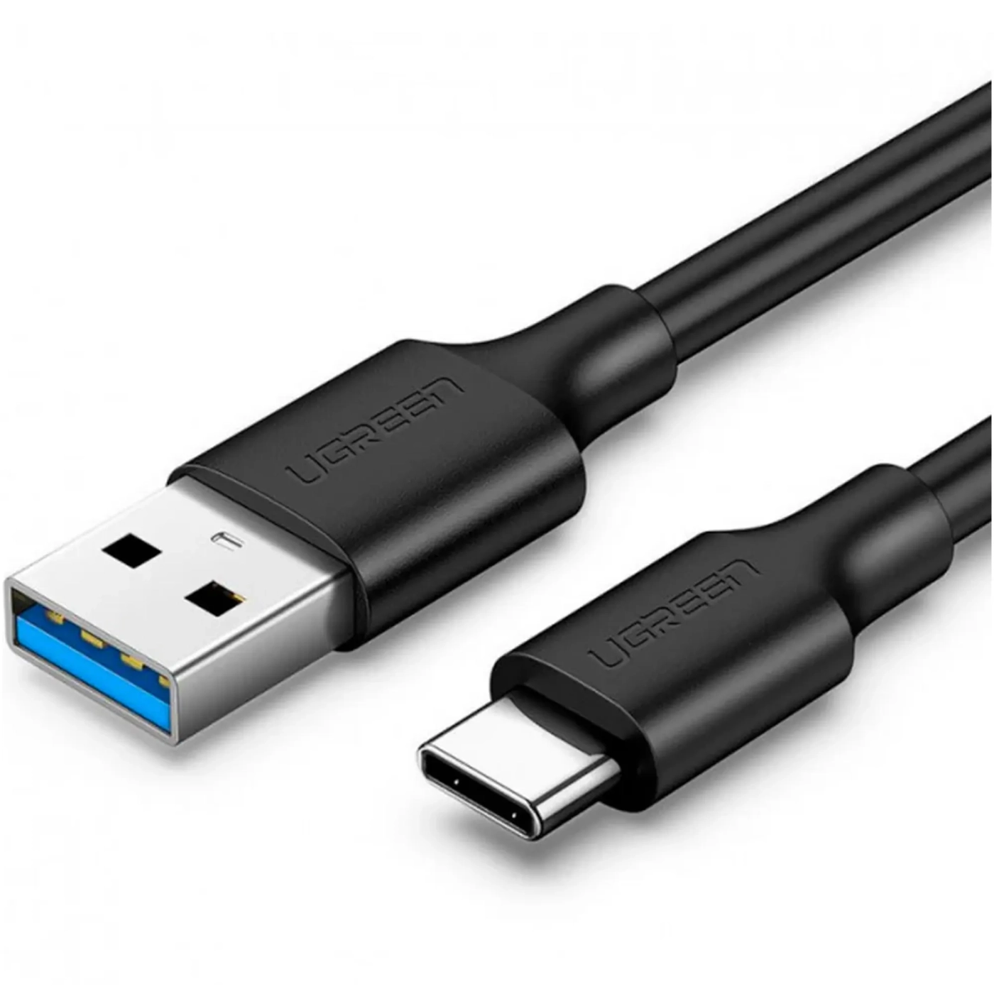 Кабель UGREEN US184 USB-A to USB-C Cable, 2m - Black (UGR-20884)