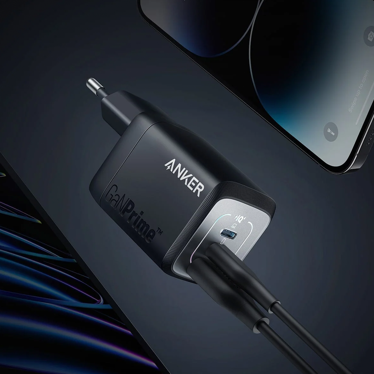 Мережевий зарядний пристрій Anker Prime Wall 3 Ports 67W Charger - Black (A2669313)