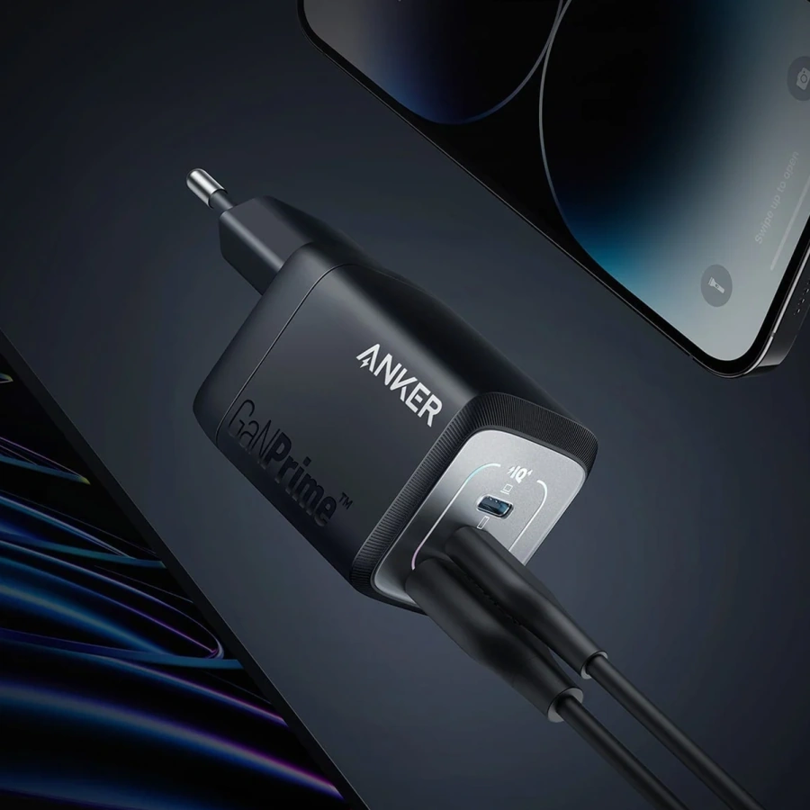 Сетевое зарядное устройство Anker Prime Wall 3 Ports 67W Charger - Black (A2669313)