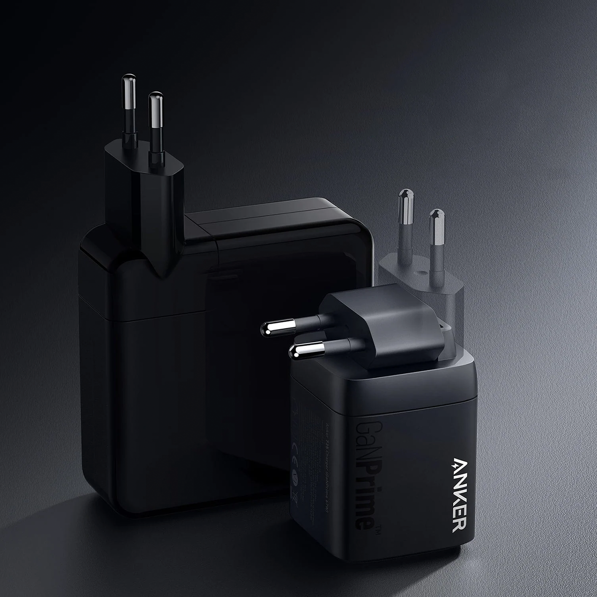 Мережевий зарядний пристрій Anker Prime Wall 3 Ports 67W Charger - Black (A2669313)