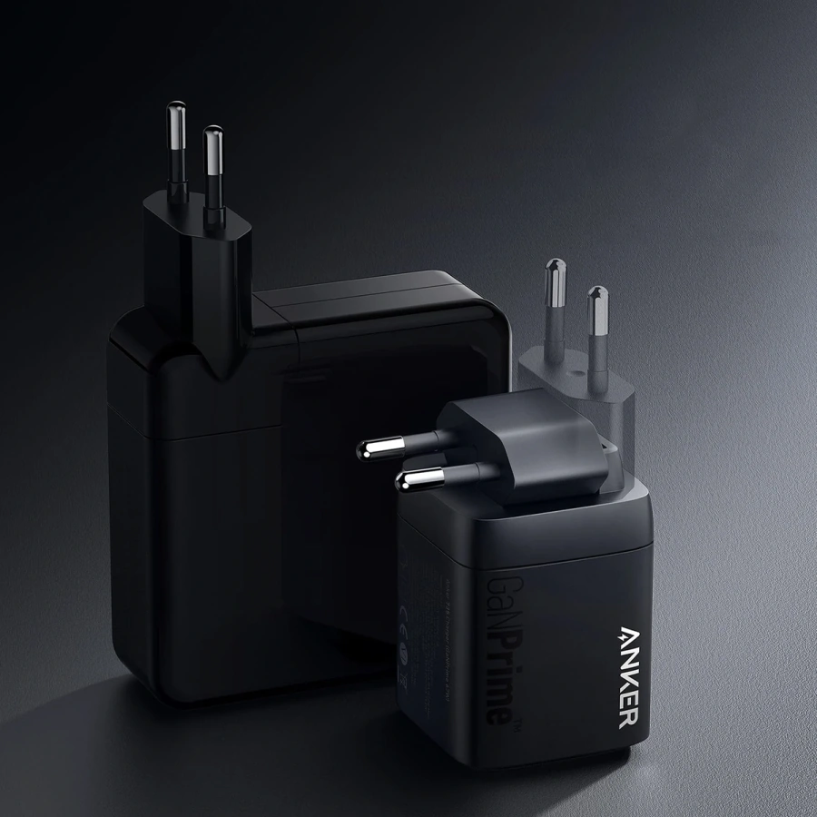 Сетевое зарядное устройство Anker Prime Wall 3 Ports 67W Charger - Black (A2669313)