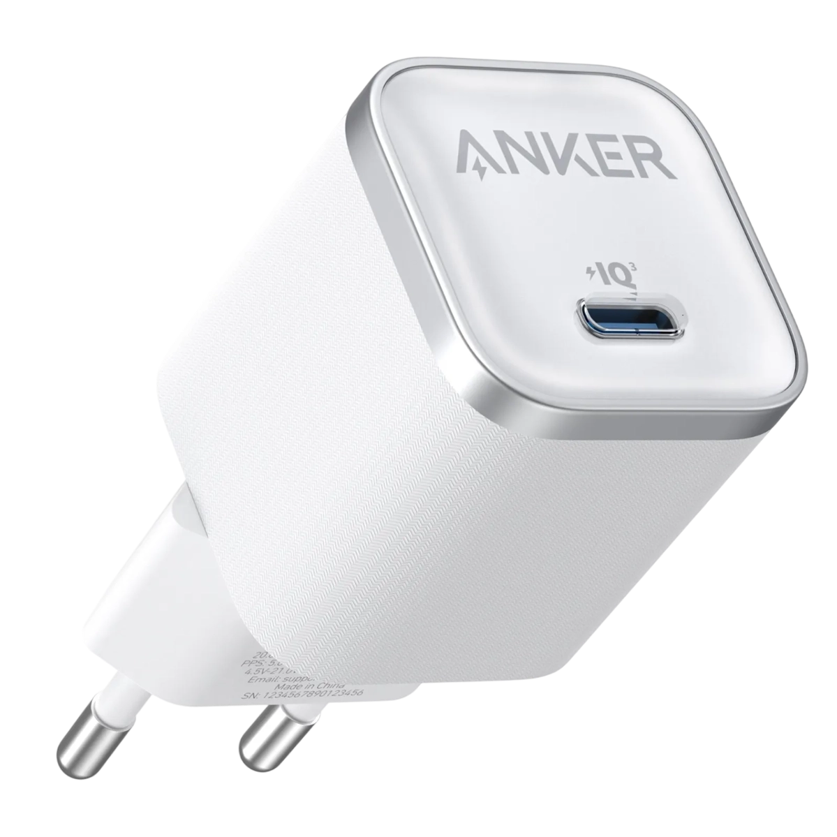 Сетевое зарядное устройство Anker Nano Charger 45W - White (A2692L21)