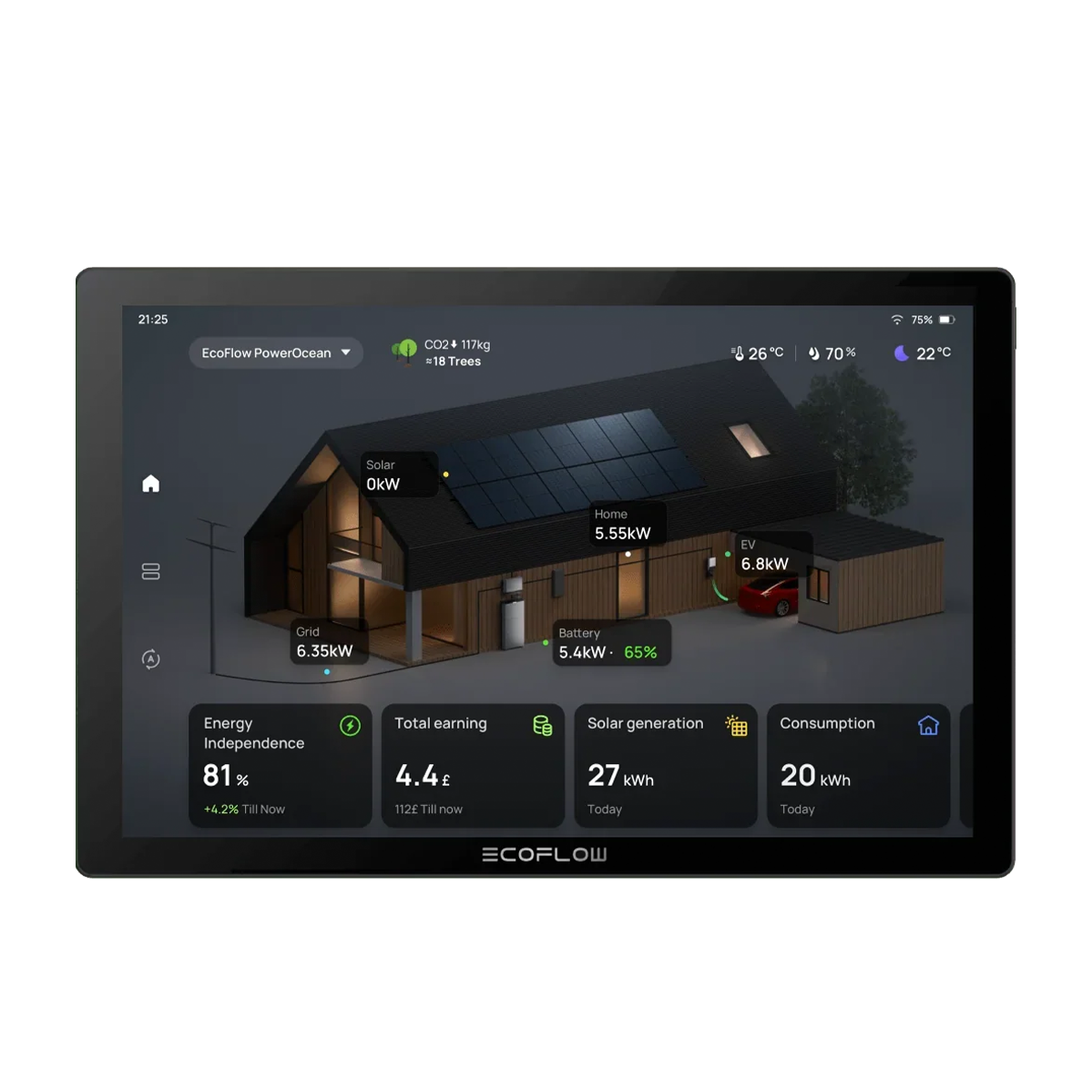 Монітор домашньої енергосистеми EcoFlow PowerInsight 2 (EF-PowerInsight 2-EU)