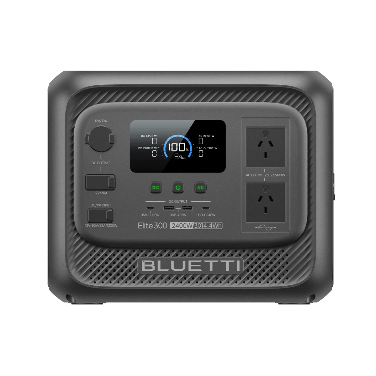 Портативна зарядна станція BLUETTI Elite 300 | 3,014.4Wh 2400W (P-EL300-EU-GY-10)
