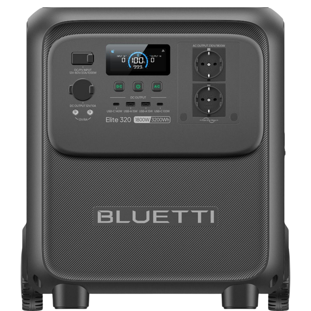 Портативна зарядна станція BLUETTI Elite 320 | 3200Wh 1800W (P-EL320-EU-GY-10)
