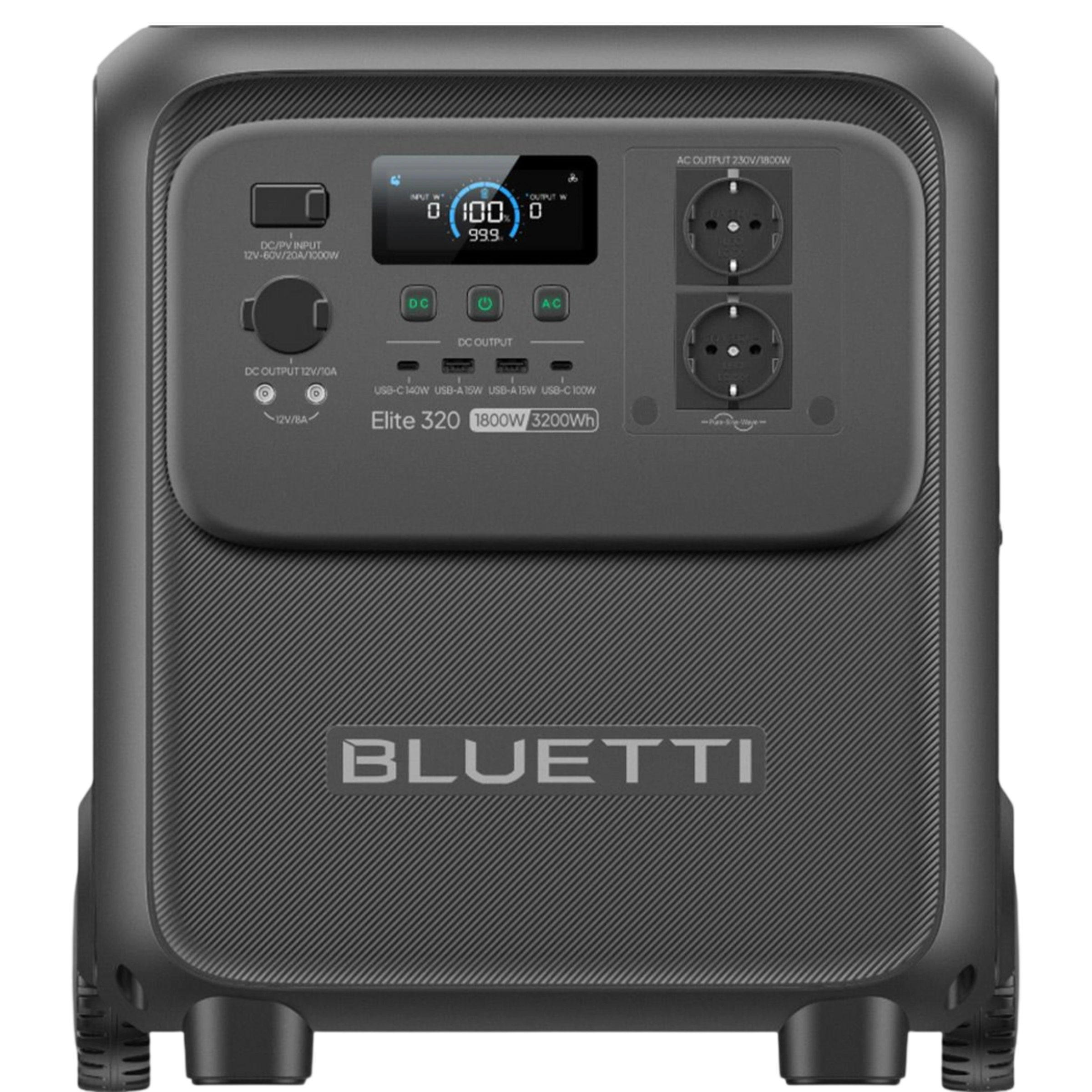 Портативна зарядна станція BLUETTI Elite 320 | 3200Wh 1800W (P-EL320-EU-GY-10)