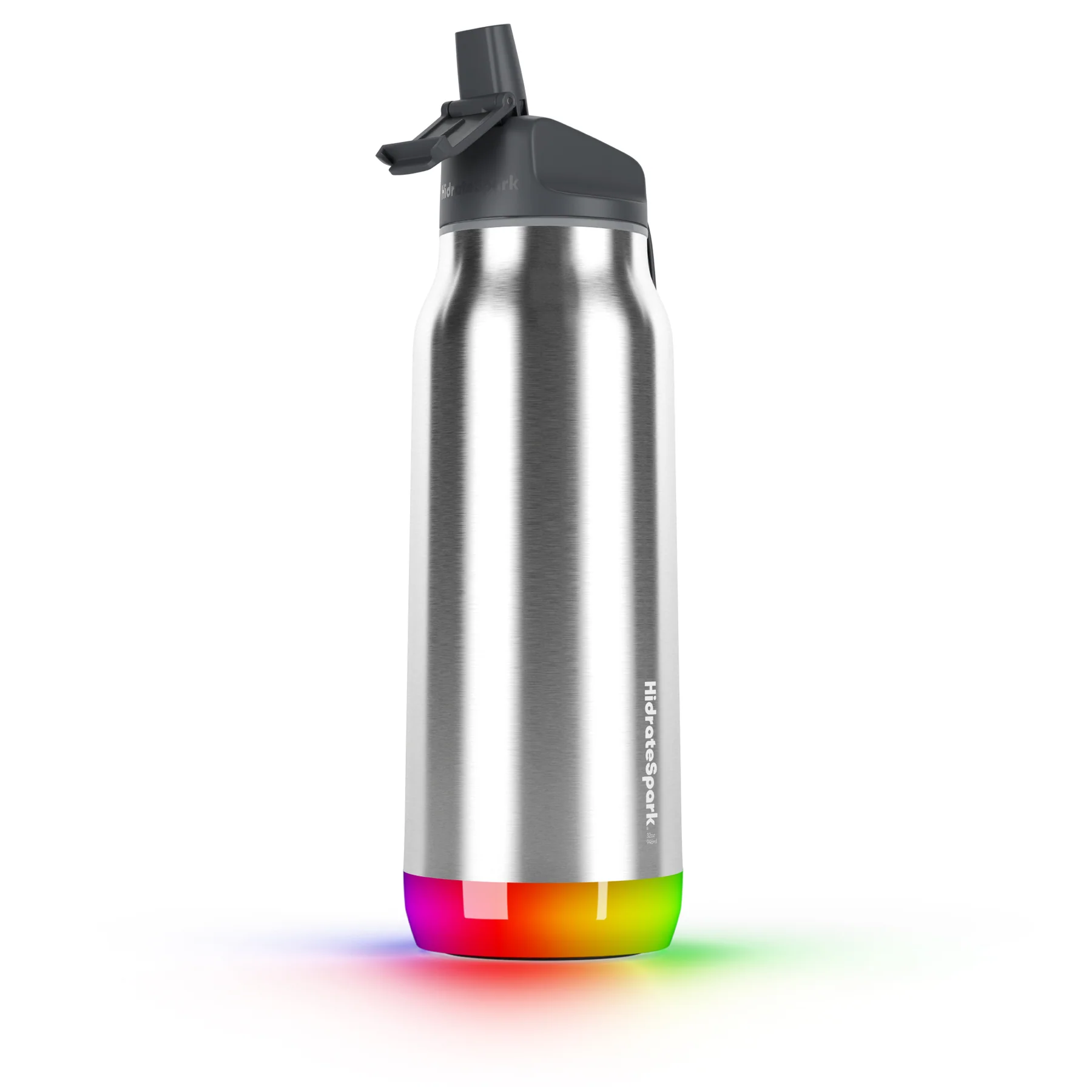 Розумна пляшка для води HidrateSpark PRO STEEL 32 oz/946 ml - Silver (HI-009-007)