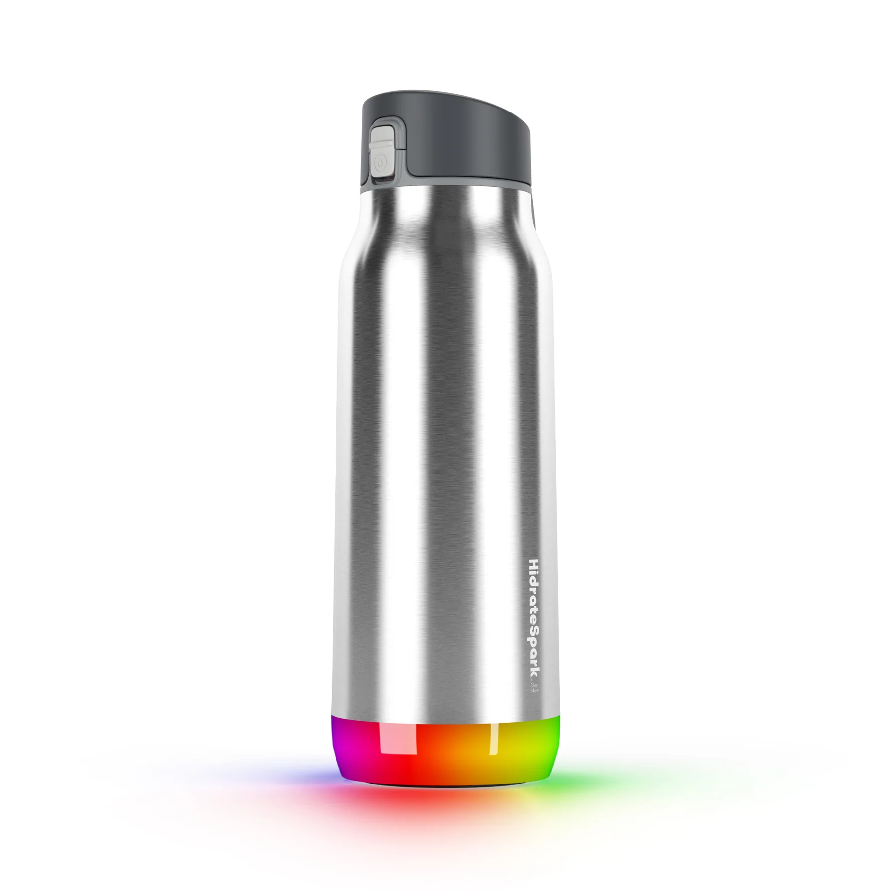 Розумна пляшка для води HidrateSpark PRO STEEL 32 oz/946 ml - Silver (HI-009-007)