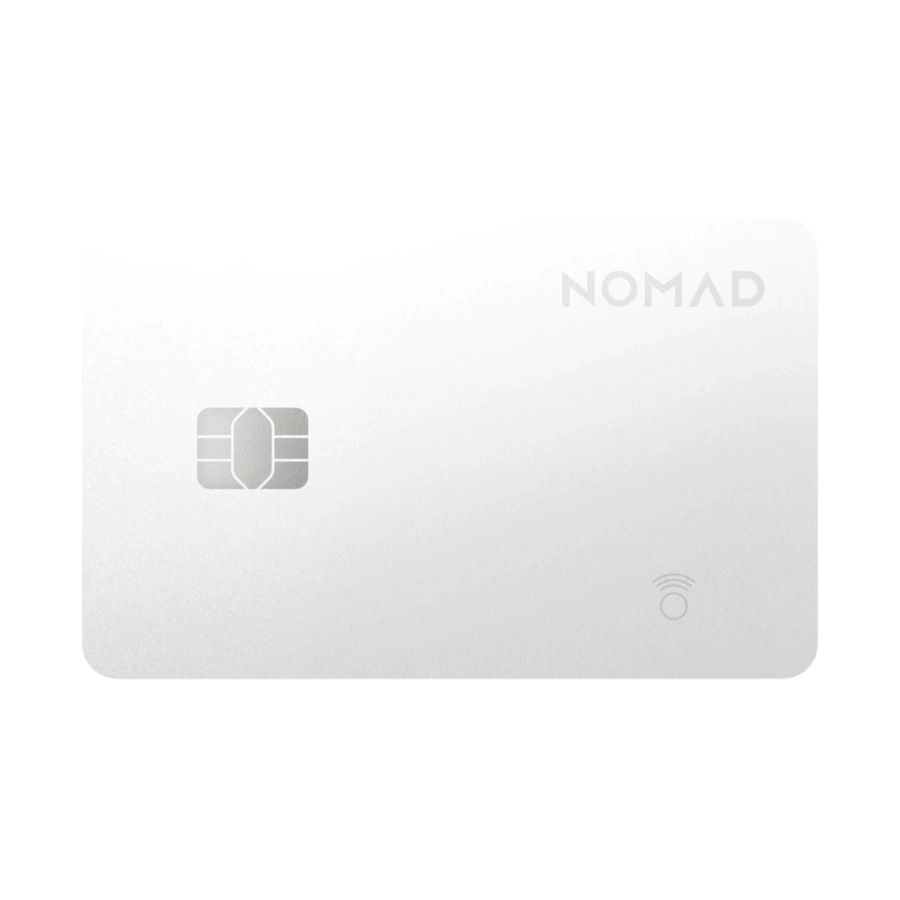 Трекер-картка Nomad Tracking Card Pro with Apple Find My [16 Months Battery Life] - White (NM011093858)