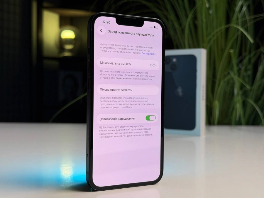 ВЖИВАНИЙ Б/У Apple iPhone 13 128GB Midnight (MLML3, MLPF3) - Стан: гарний | Акумулятор: 100% | Комплектація: повний | Гарантія: 3 міс.