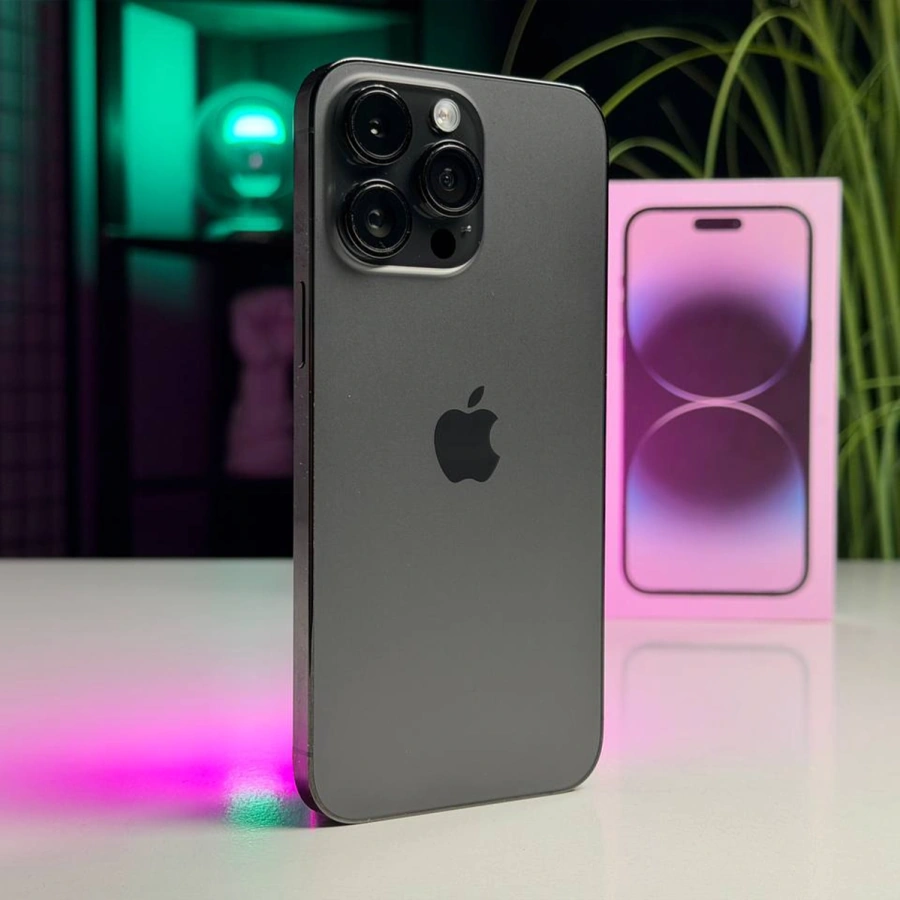 ВЖИВАНИЙ Б/У Apple iPhone 14 Pro Max 256GB Space Black (MQ9U3) - Стан: гарний | Акумулятор: 100% | Комплектація: повний | Гарантія: 3 міс.