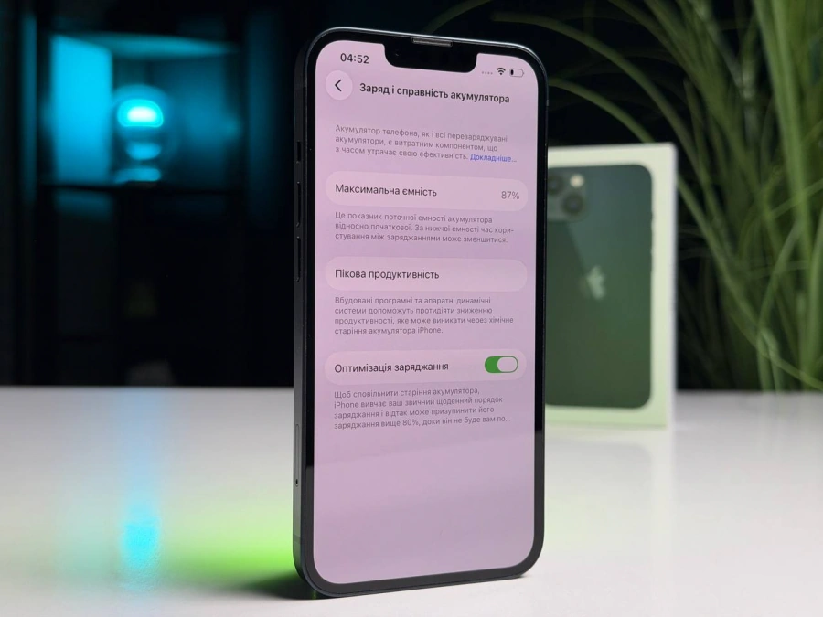 ВЖИВАНИЙ Б/У Apple iPhone 13 128GB Midnight (MLML3, MLPF3) - Стан: гарний | Акумулятор: 87% | Комплектація: повний | Гарантія: 3 міс.