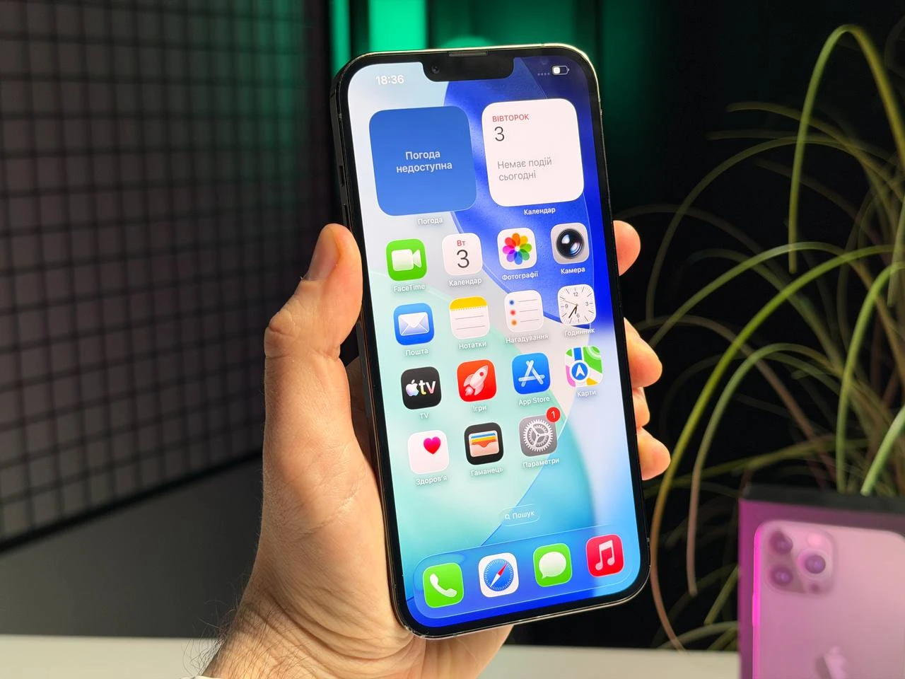 ВЖИВАНИЙ Б/У Apple iPhone 13 Pro Max 128GB Alpine Green (MNCP3, MNCY3) - Стан: гарний | Акумулятор: 100% | Комплектація: повний | Гарантія: 3 міс.