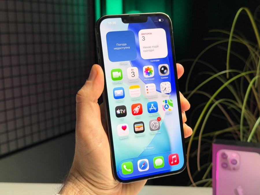 ВЖИВАНИЙ Б/У Apple iPhone 13 Pro Max 128GB Alpine Green (MNCP3, MNCY3) - Стан: гарний | Акумулятор: 100% | Комплектація: повний | Гарантія: 3 міс.