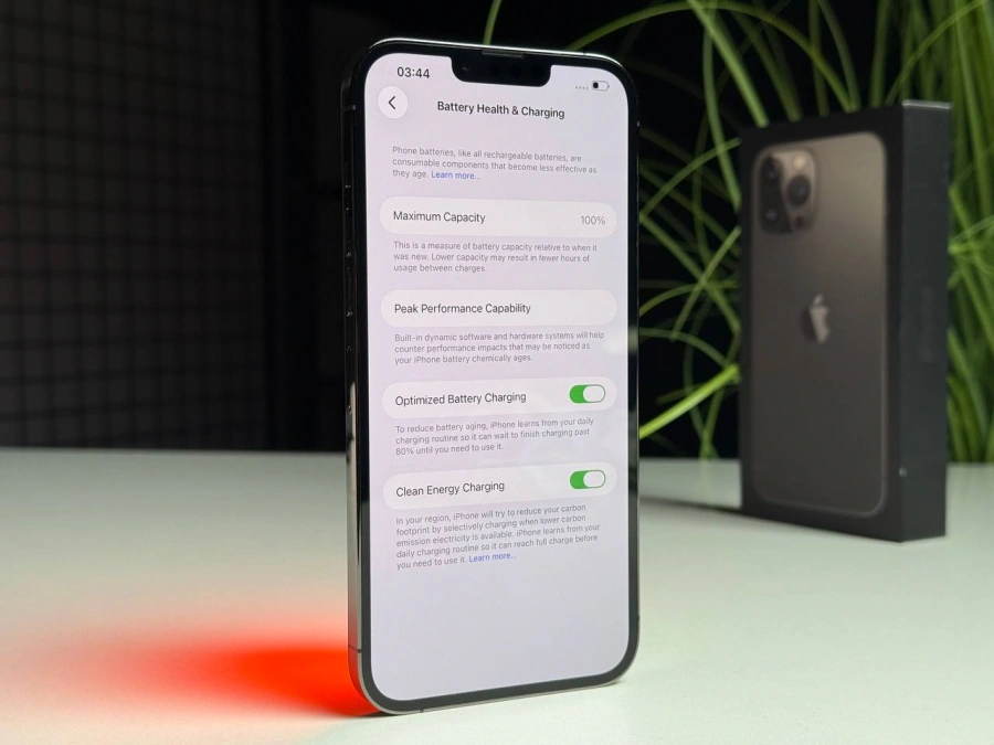 ВЖИВАНИЙ Б/У Apple iPhone 13 Pro Max 128GB Graphite (MLKL3, MLL63) - Стан: гарний | Акумулятор: 100% | Комплектація: повний | Гарантія: 3 міс.