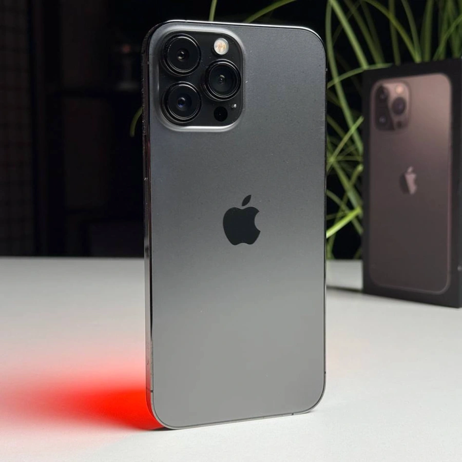ВЖИВАНИЙ Б/У Apple iPhone 13 Pro Max 128GB Graphite (MLKL3, MLL63) - Стан: гарний | Акумулятор: 100% | Комплектація: повний | Гарантія: 3 міс.