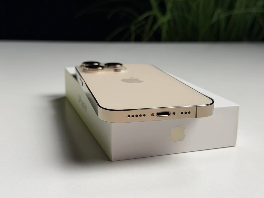 ВЖИВАНИЙ Б/У Apple iPhone 14 Pro 128GB Gold (MQ083) - Стан: гарний | Акумулятор: 100% | Комплектація: повний | Гарантія: 3 міс.