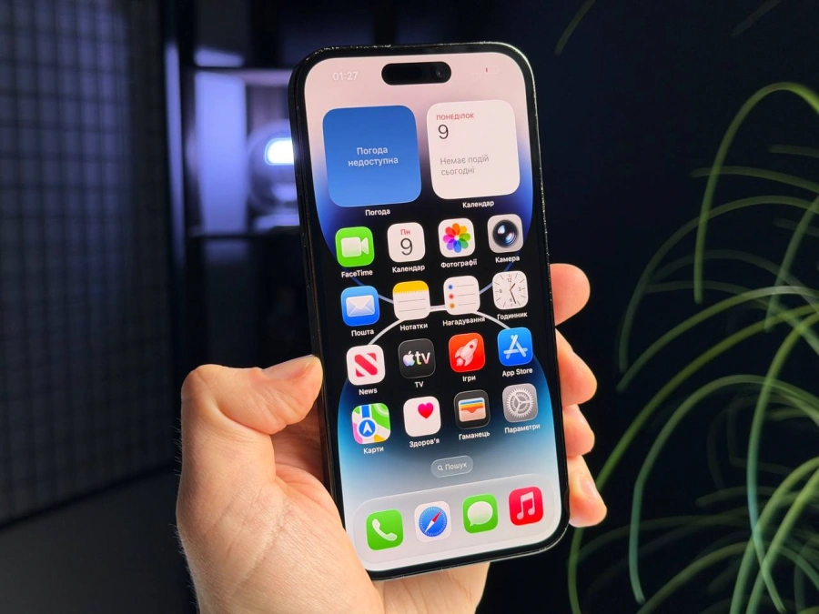 ВЖИВАНИЙ Б/У Apple iPhone 14 Pro 256GB Space Black (MQ0T3) - Стан: гарний | Акумулятор: 100% | Комплектація: повний | Гарантія: 3 міс.