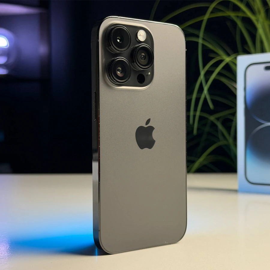 ВЖИВАНИЙ Б/У Apple iPhone 14 Pro 256GB Space Black (MQ0T3) - Стан: гарний | Акумулятор: 100% | Комплектація: повний | Гарантія: 3 міс.